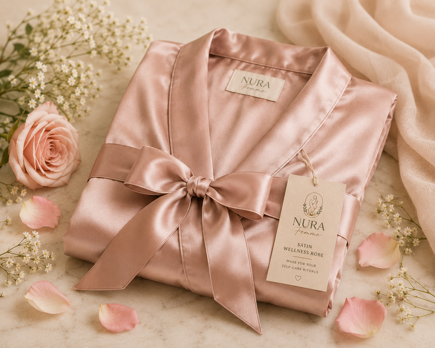 Satin Wellness Robe